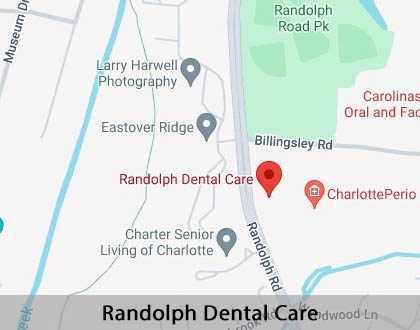 Map image for Solutions for Common Denture Problems in Charlotte, NC